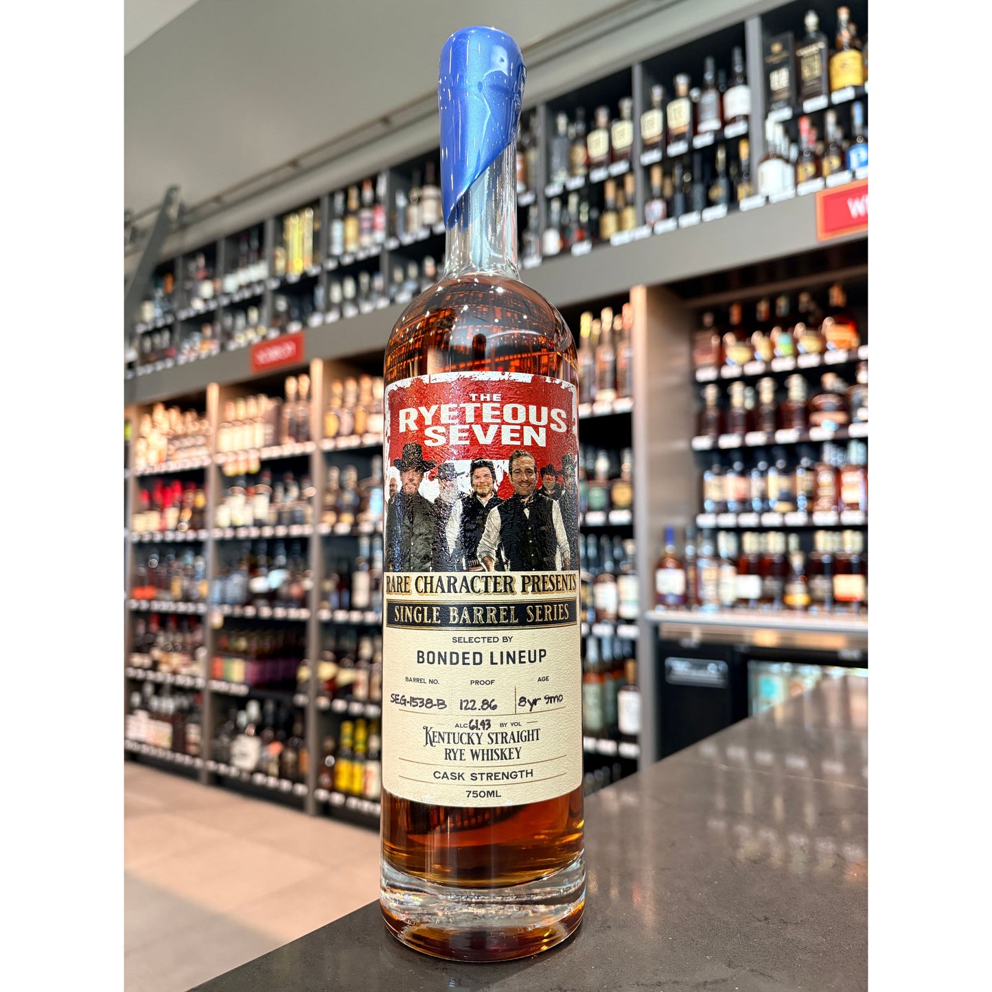 Rare Character The Ryeteous Seven Kentucky Straight Rye Whiskey Bonded/Lineup Pick