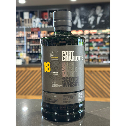 PORT CHARLOTTE 18 YEAR ISLAY SINGLE MALT SCOTCH WHISKEY