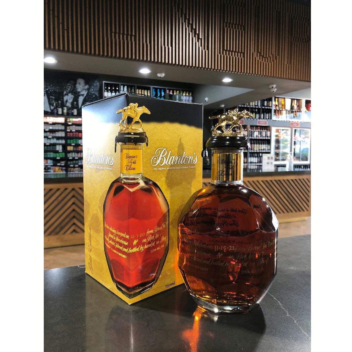 Luigi Whiskey 2 pack Blantons Gold/Blantons original single barrel