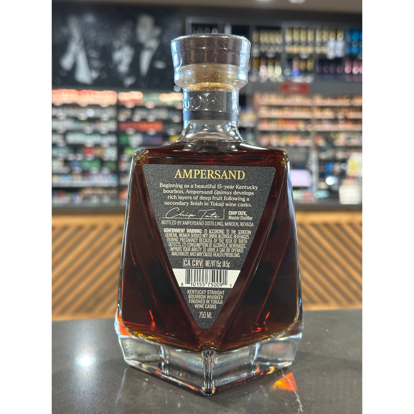 Ampersand Opimus Kentucky Straight Bourbon Whiskey Aged 15 Years Finished in Tokaji Barrels