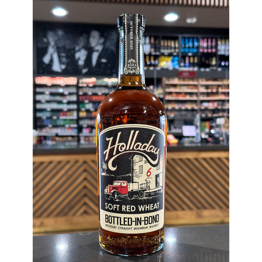 HOLLADAY | SOFT RED WHEAT | MISSOURI STRAIGHT BOURBON |  BOTTLED IN BOND