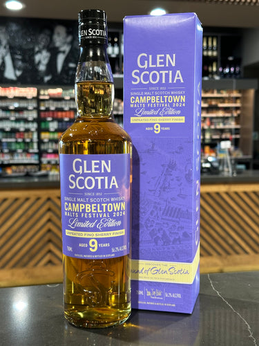 Glen Scotia Unpeated 9 Year Old Scotch Whisky Campbeltown Malts Festival 2024