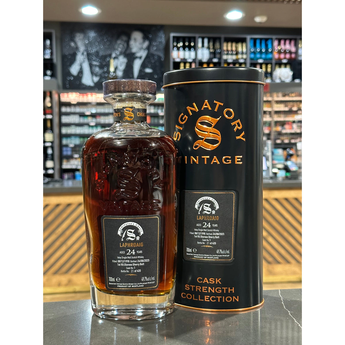 SIGNATORY VINTAGE | LAPHROAIG | SINGLE CASK | AGED 24 YEARS | CASK STR ...