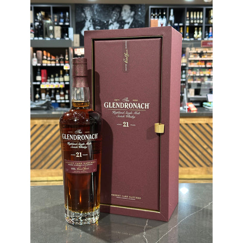 Glendronach 21 Year Highland Single Malt Scotch Whisky Sherry Cask Matured PX and Oloroso