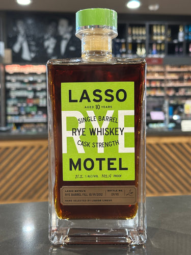 Lasso Motel Liquor Lineup Private Barrel Hazmat 10 Year Rye Whiskey Store Pick