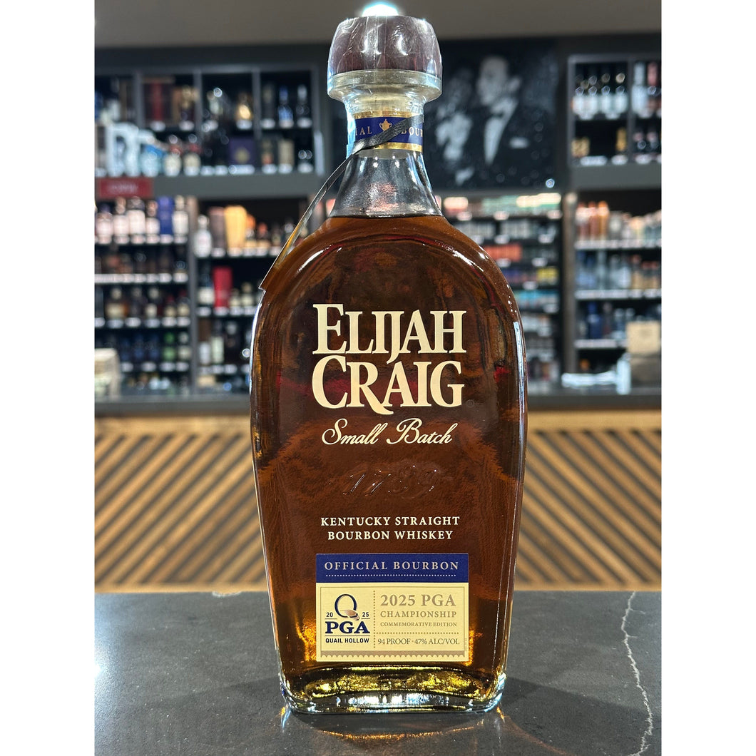 Elijah Craig Small Batch Kentucky Straight Bourbon Whiskey 2025 PGA Championship Edition