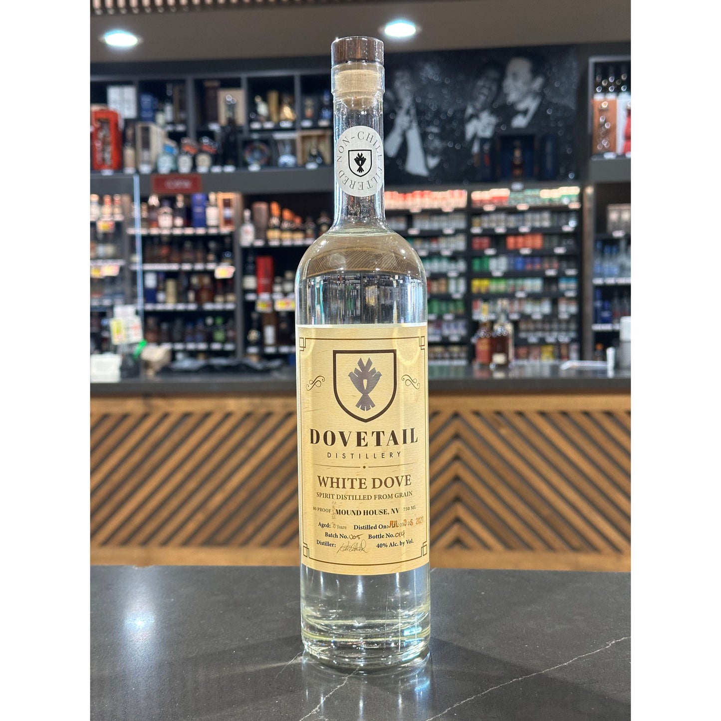 Dovetail White Dove Un-Aged Grain Whiskey