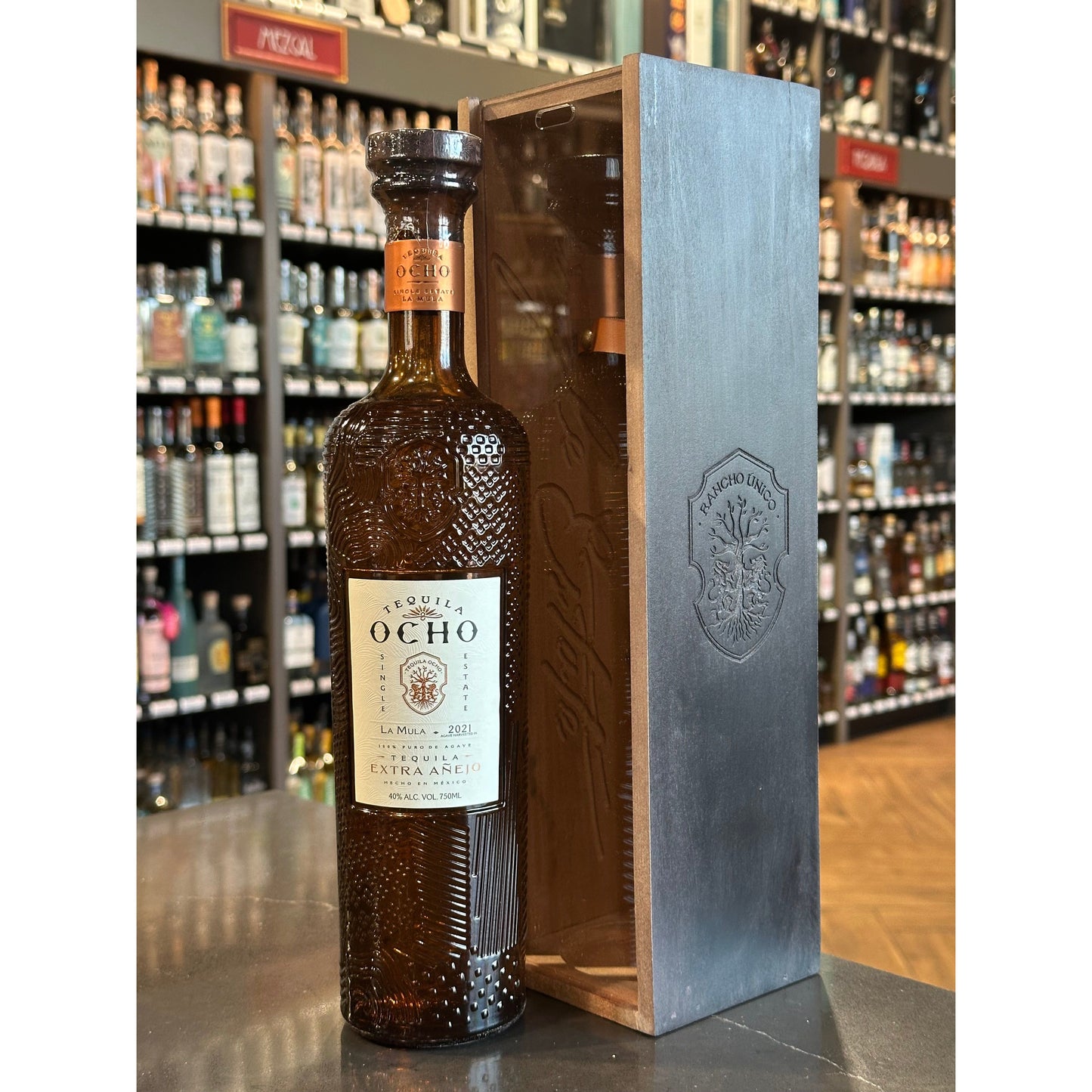 Tequila Ocho Extra Anejo La Mula