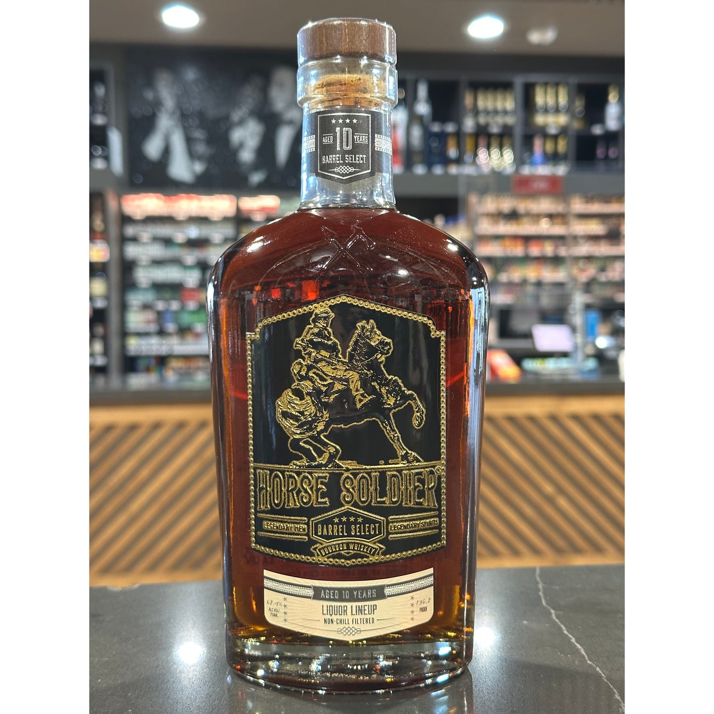 Horse Soldier Liquor Lineup Private Barrel Store Pick Kentucky Straight Bourbon Whiskey Aged 10 Years