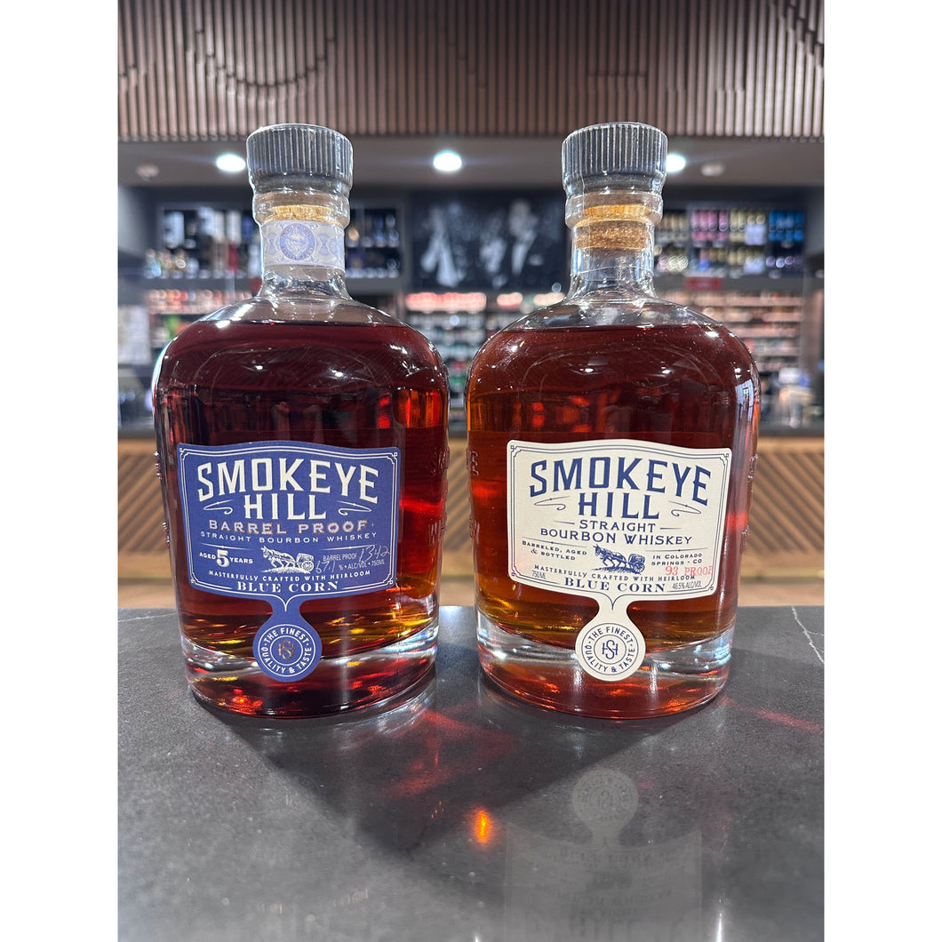 Discover Smokeye Hill 2-Pack Barrel Barrel Proof and Straight Bourbon Whiskey