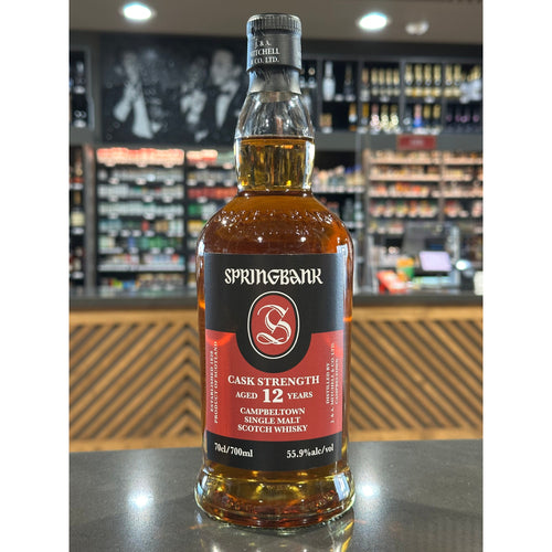 Springbank Cask Strength Aged 12 Years Campbeltown Single Malt Scotch Whisky