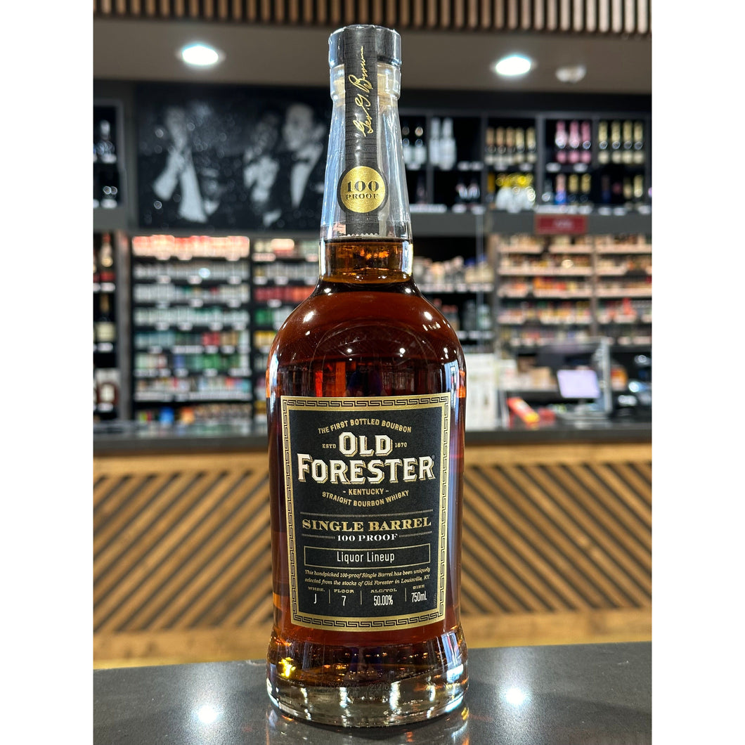 Old Forester Single Barrel Liquor Lineup Private Barrel Kentucky Straight Bourbon