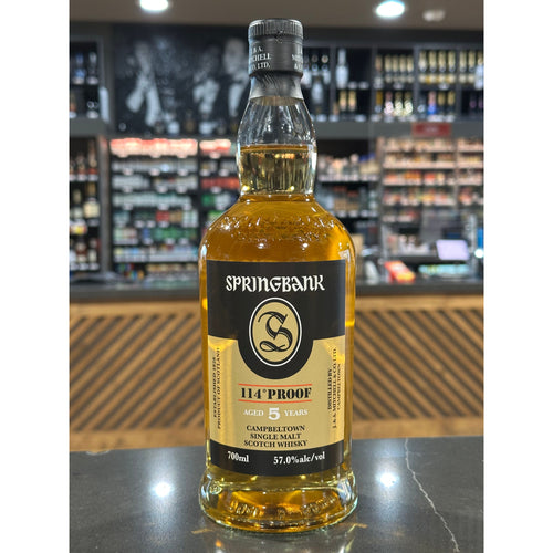 Springbank 5 Year 114 Proof Campbeltown Single Malt Scotch Whiskey