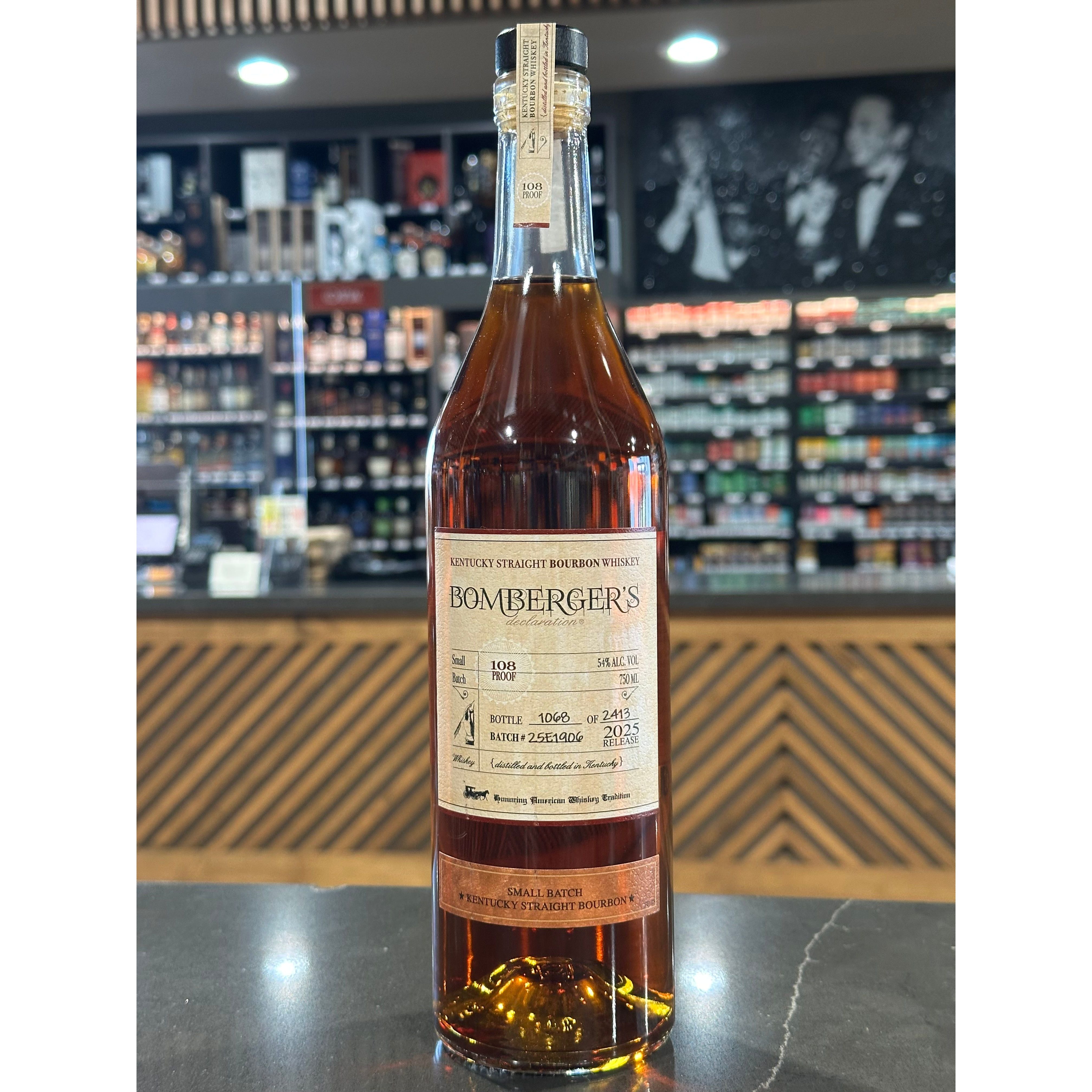 BOMBERRGER'S DECLARATION KENTUCKY STRAIGHT BOURBON WHISKEY 2025