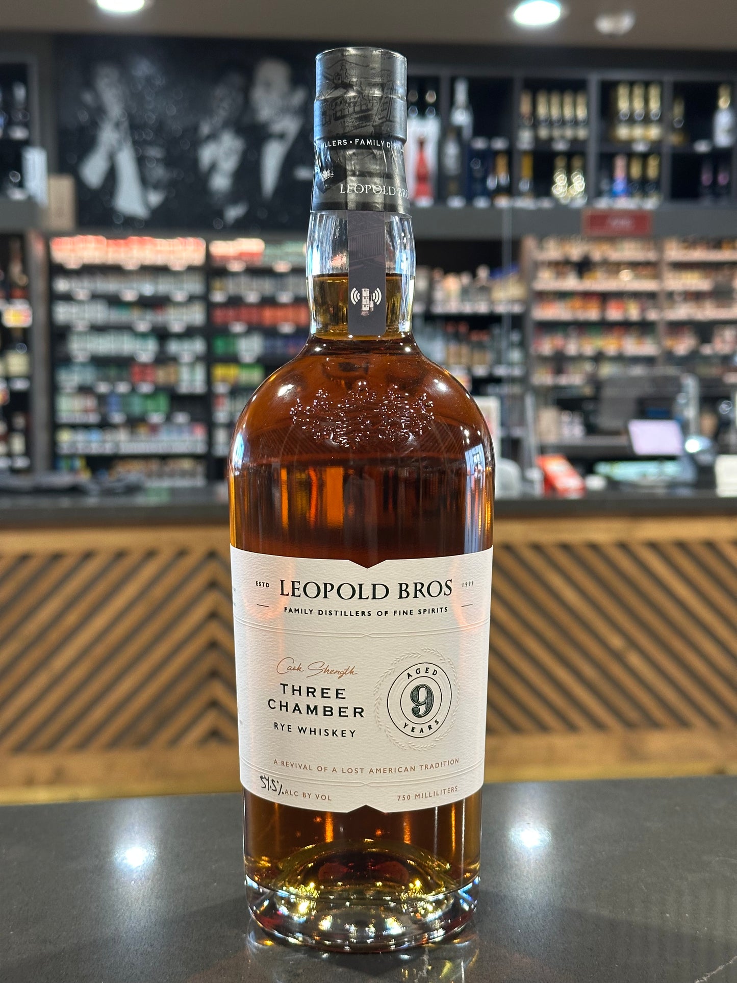 Leopold Bros Cask Strength Three Chamber Rye Whiskey 9 Year