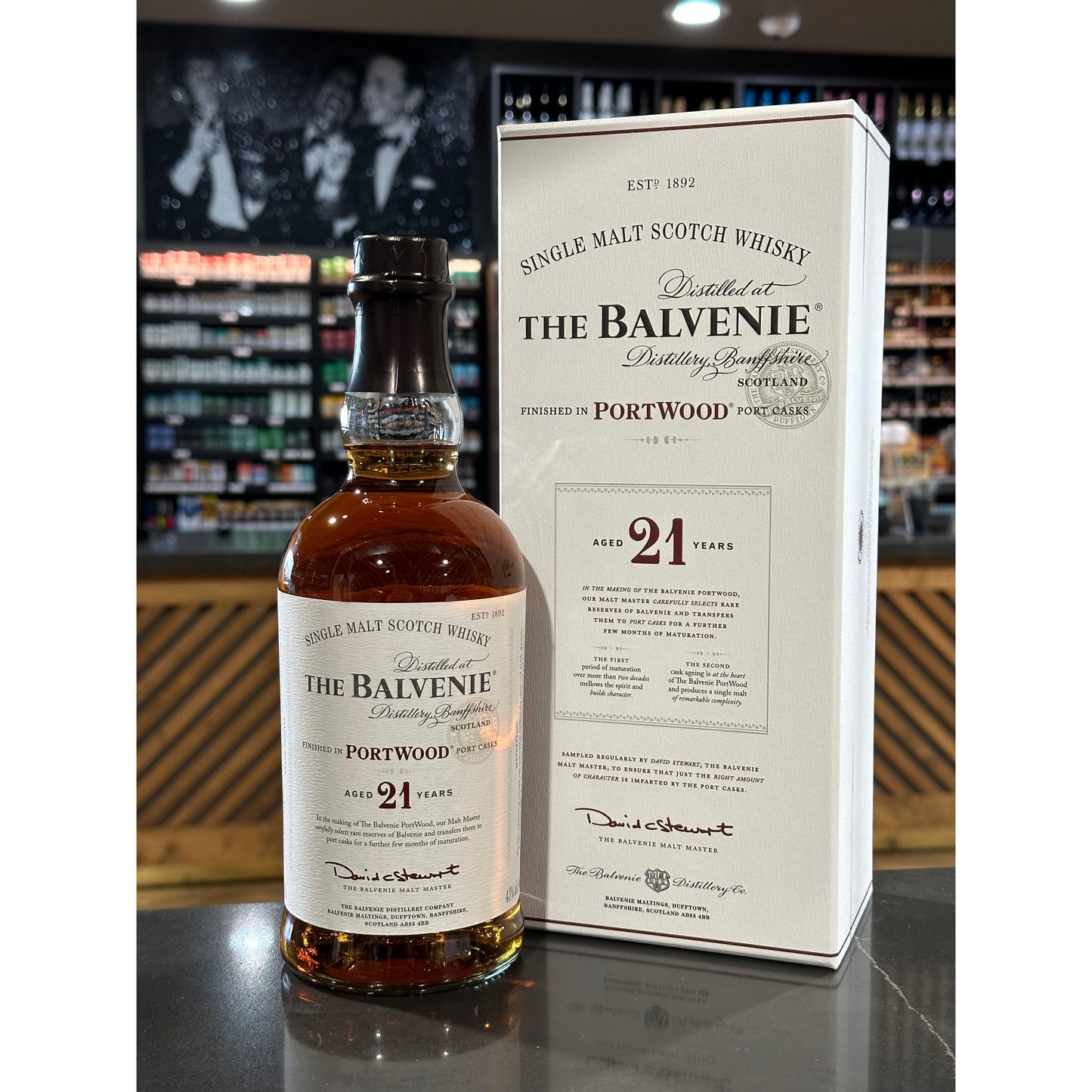 The Balvenie Single Malt Scotch Whisky Portwood Cask Aged 21 Years