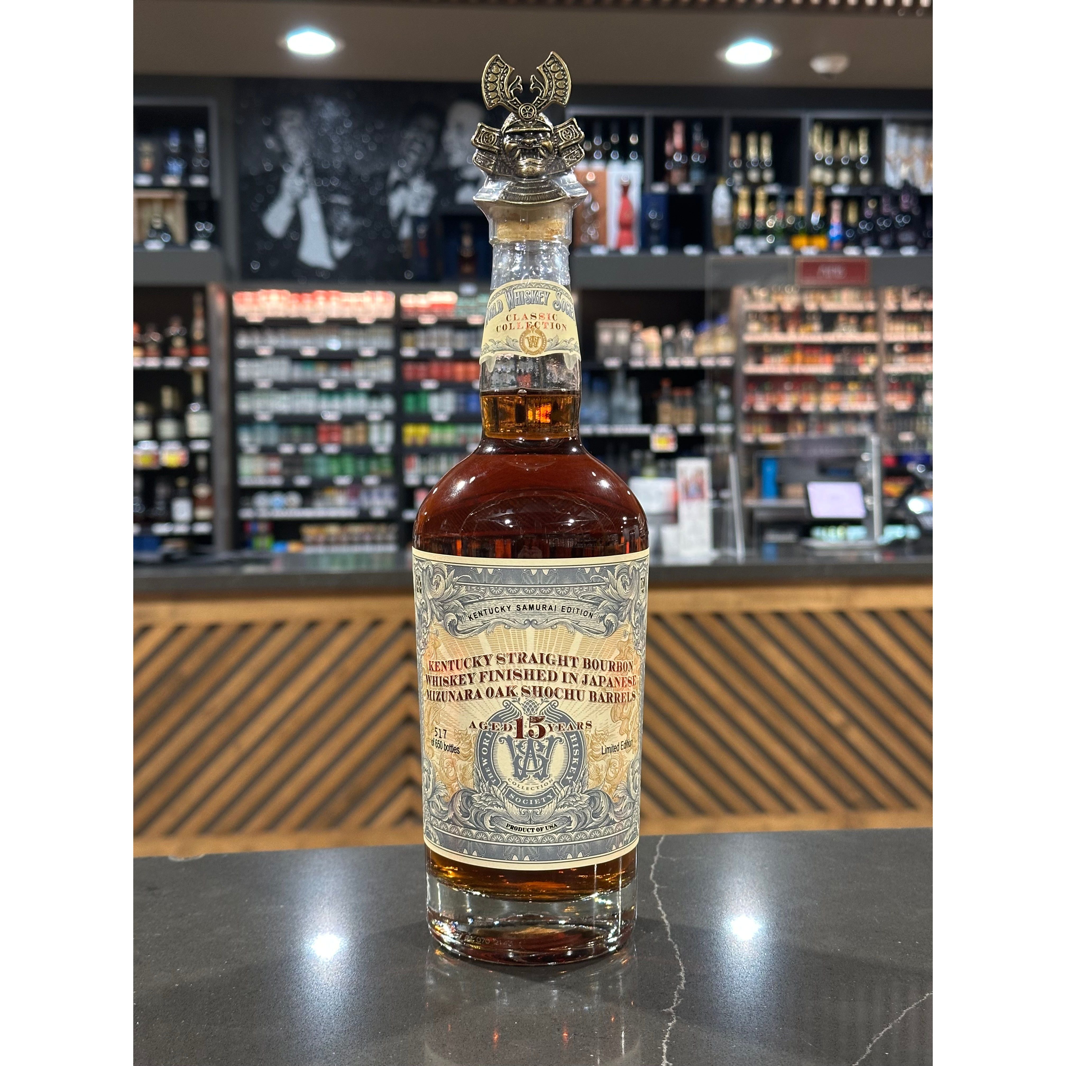 World Whiskey Society Kentucky Straight Bourbon 15 Year Finished