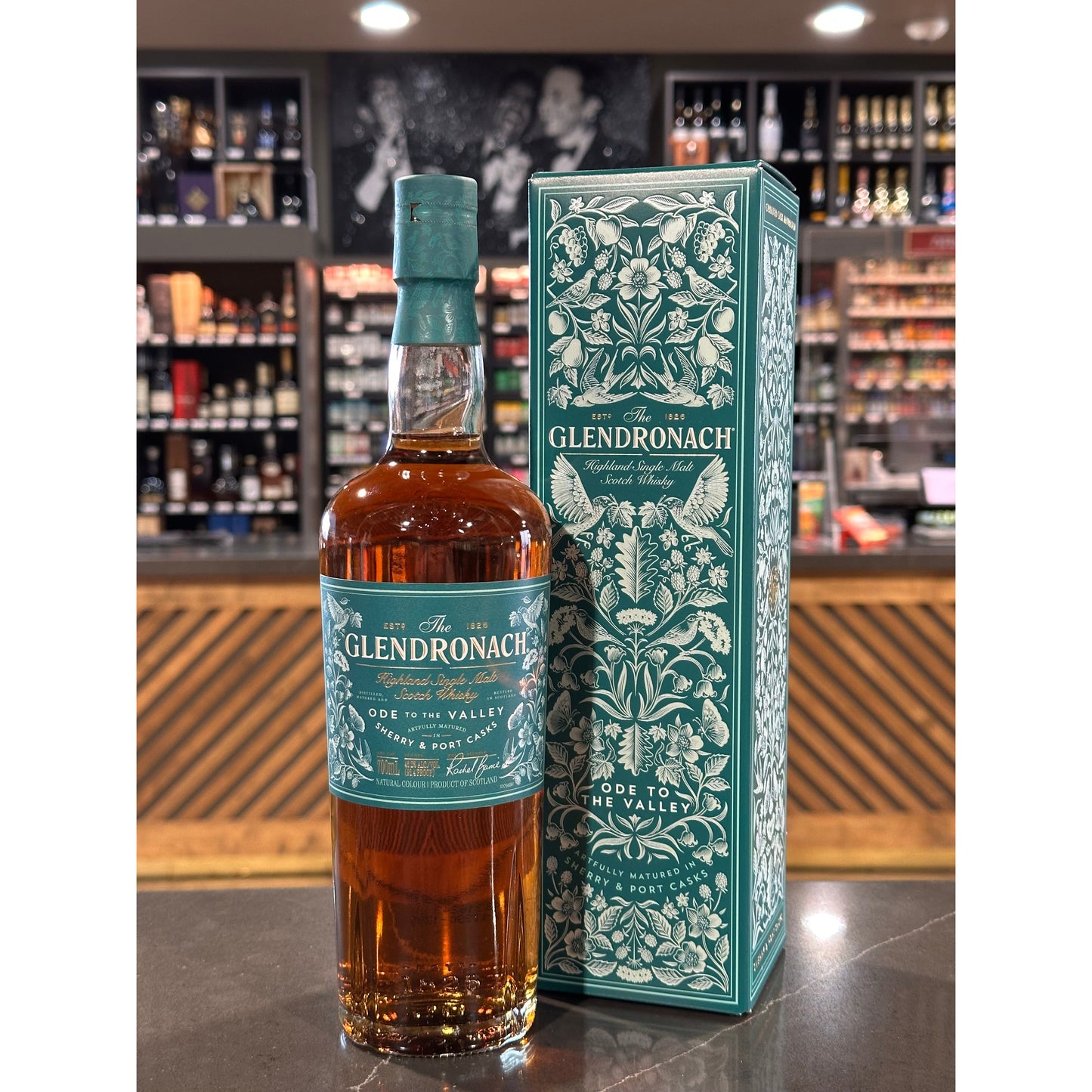 Glendronach Ode to the Valley Single Malt Scotch Whiskey Matured in Sherry and Port Casks