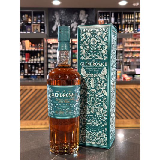 Glendronach Ode to the Valley Single Malt Scotch Whiskey Matured in Sherry and Port Casks
