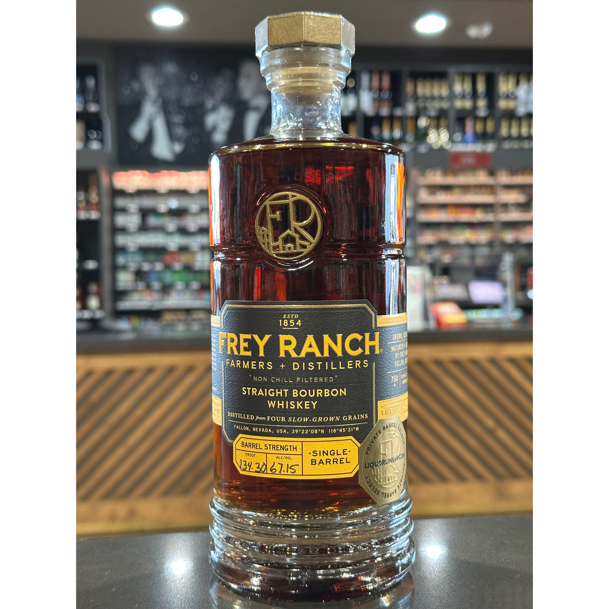 Frey Ranch In Store Display Frey Ranch Bourbon Private Selection Liquor Lineup Store Pick Barrel S