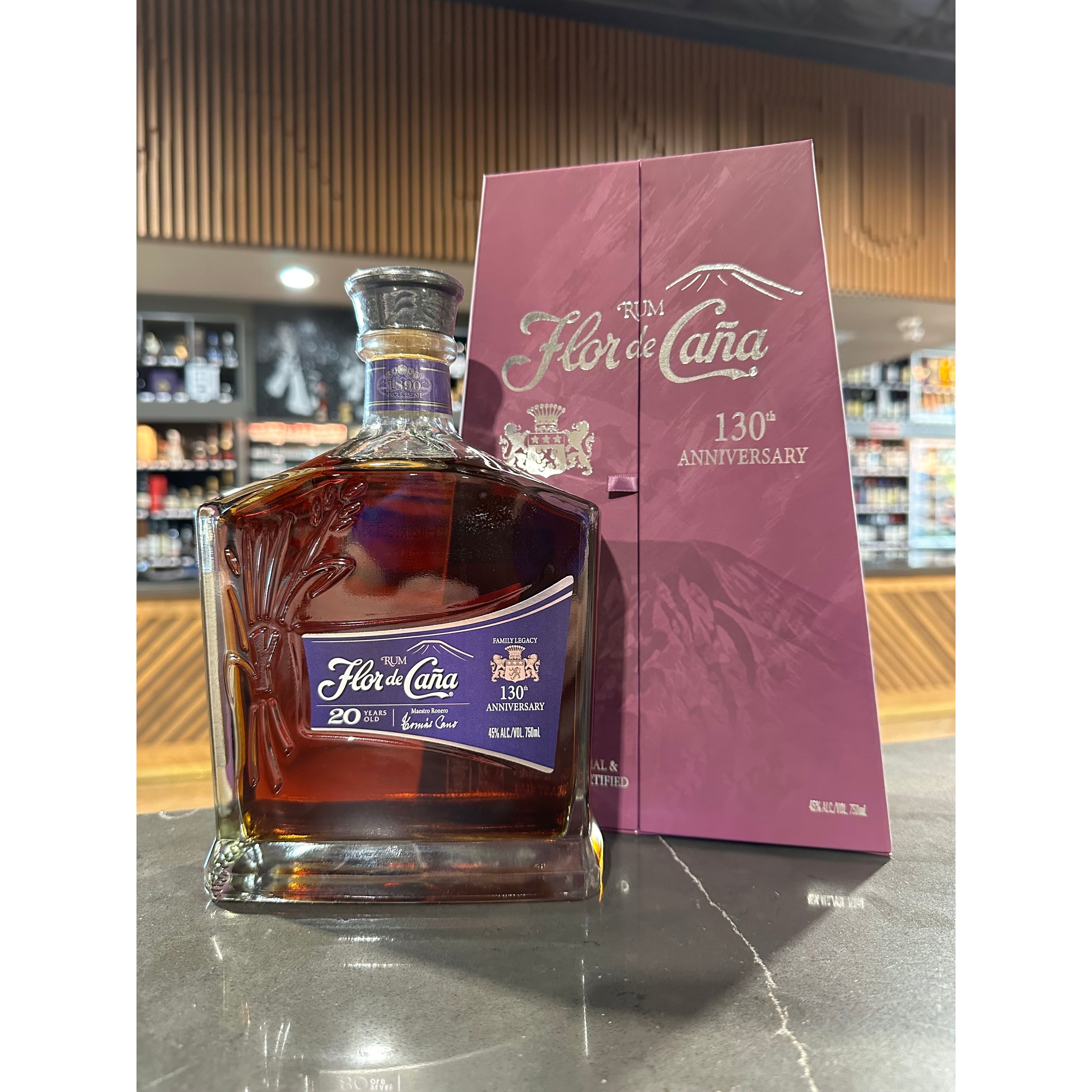 FLOR DE CAÑA | 20 YEAR | 130 ANNIVERSARY EDITION – Liquor Lineup