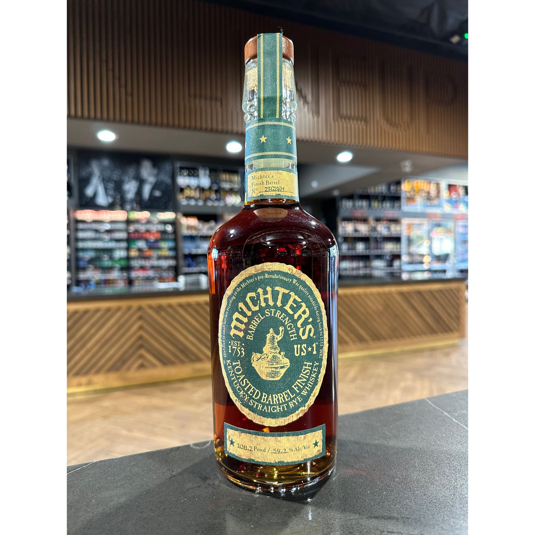 MICHTER’S | TOASTED BARREL FINISHED | KENTUCKY STRAIGHT RYE WHISKEY