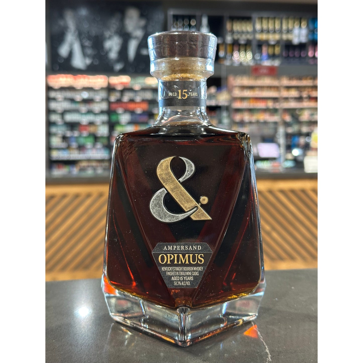 Ampersand Opimus Kentucky Straight Bourbon Whiskey Aged 15 Years Finished in Tokaji Barrels