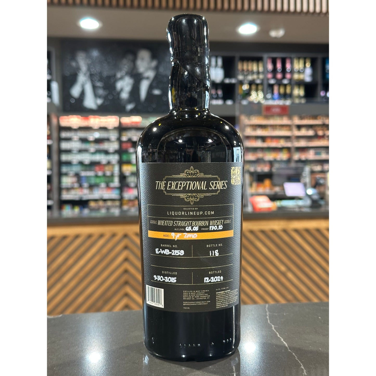 Rare Character The Exceptional Series Liquor Lineup Wheated Straight Bourbon Whiskey