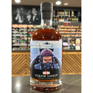 Bull Run Straight Rye Whiskey Finished in Rum Barrels     Slickers/Lineup Collaboration