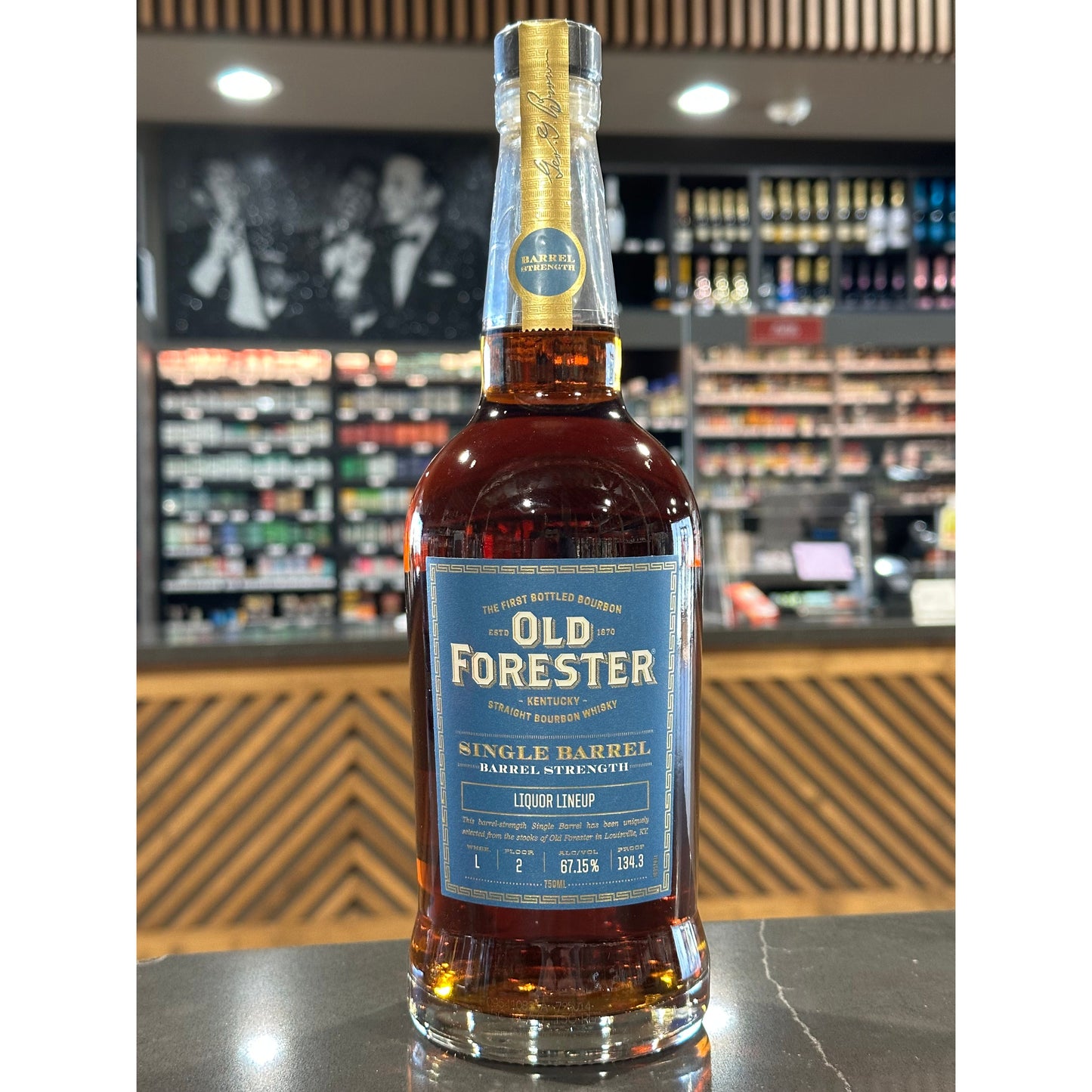 Old Forester Liquor Lineup Store Pick Kentucky Straight Bourbon Whiskey Barrel Proof