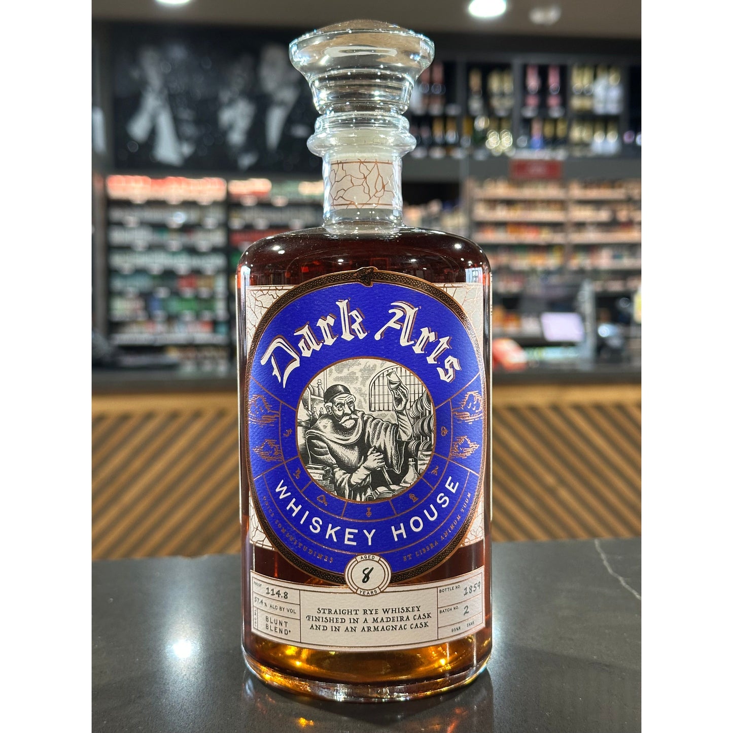 Dark Arts Straight Rye Whiskey Aged 8 Years finished in Madeira and Armagnac Casks