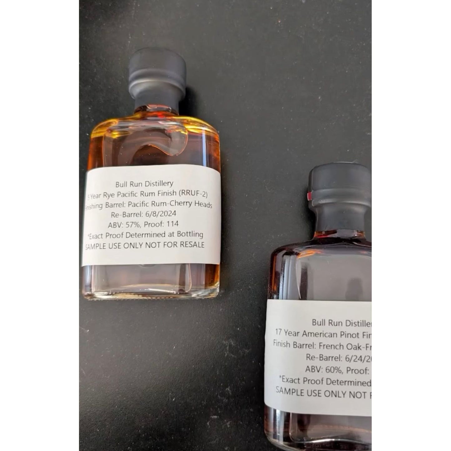 Bull Run 17 Year American Light Whiskey Finished in Pinot Noir Casks Slickers/Lineup Colab