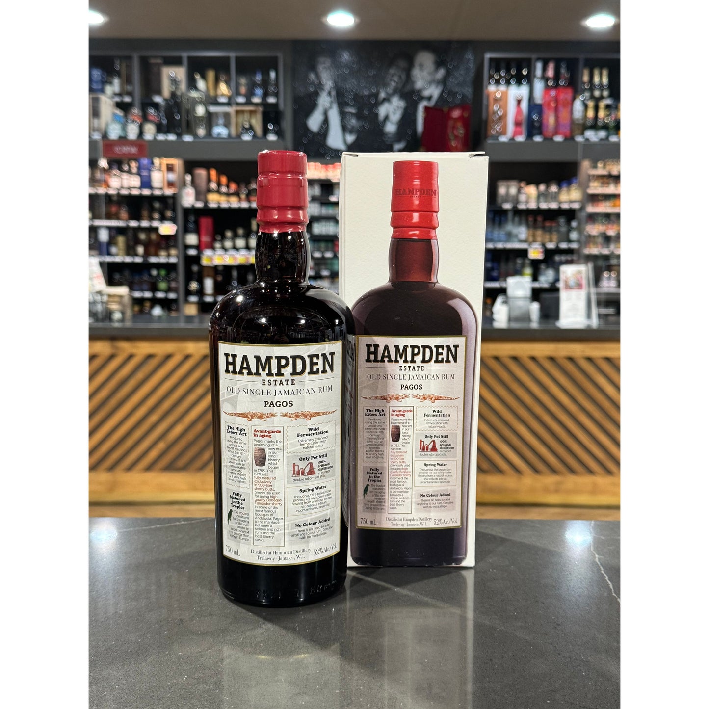 The Hampden Estate Old Single Jamaican Rum Pagos