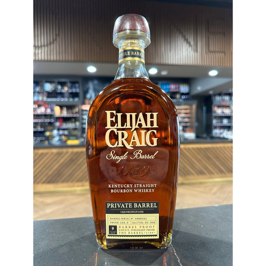BF ELIJAH CRAIG | KENTUCKY STRAIGHT BOURBON WHISKEY | BARREL PROOF | LIQUOR LINEUP STORE PICK