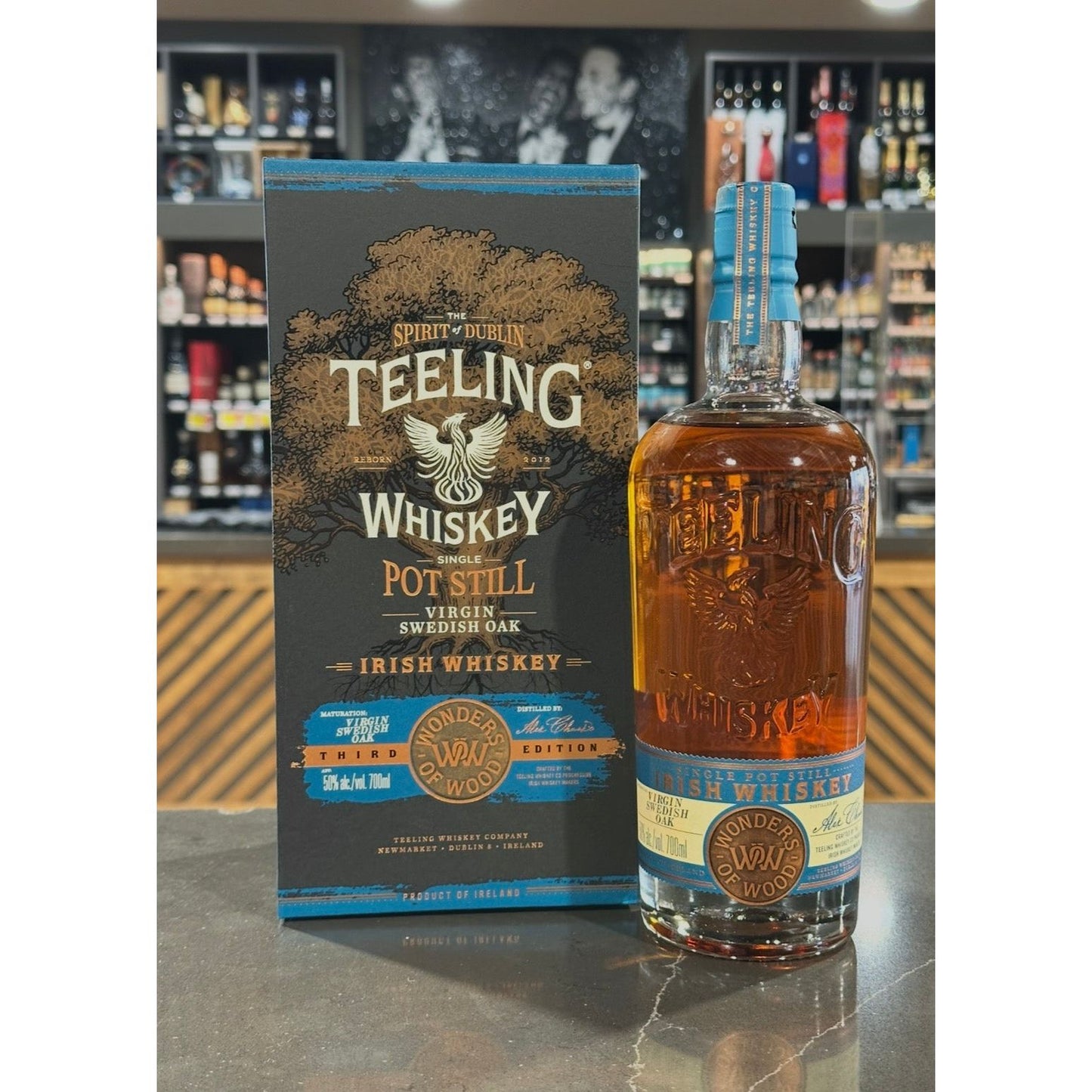 Teeling Single Pot Still Virgin Swedish Oak Irish Whiskey 100 Proof 700mL