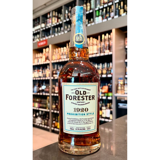 Old Forester 1920 Prohibition Style Kentucky Straight Bourbon Whiskey