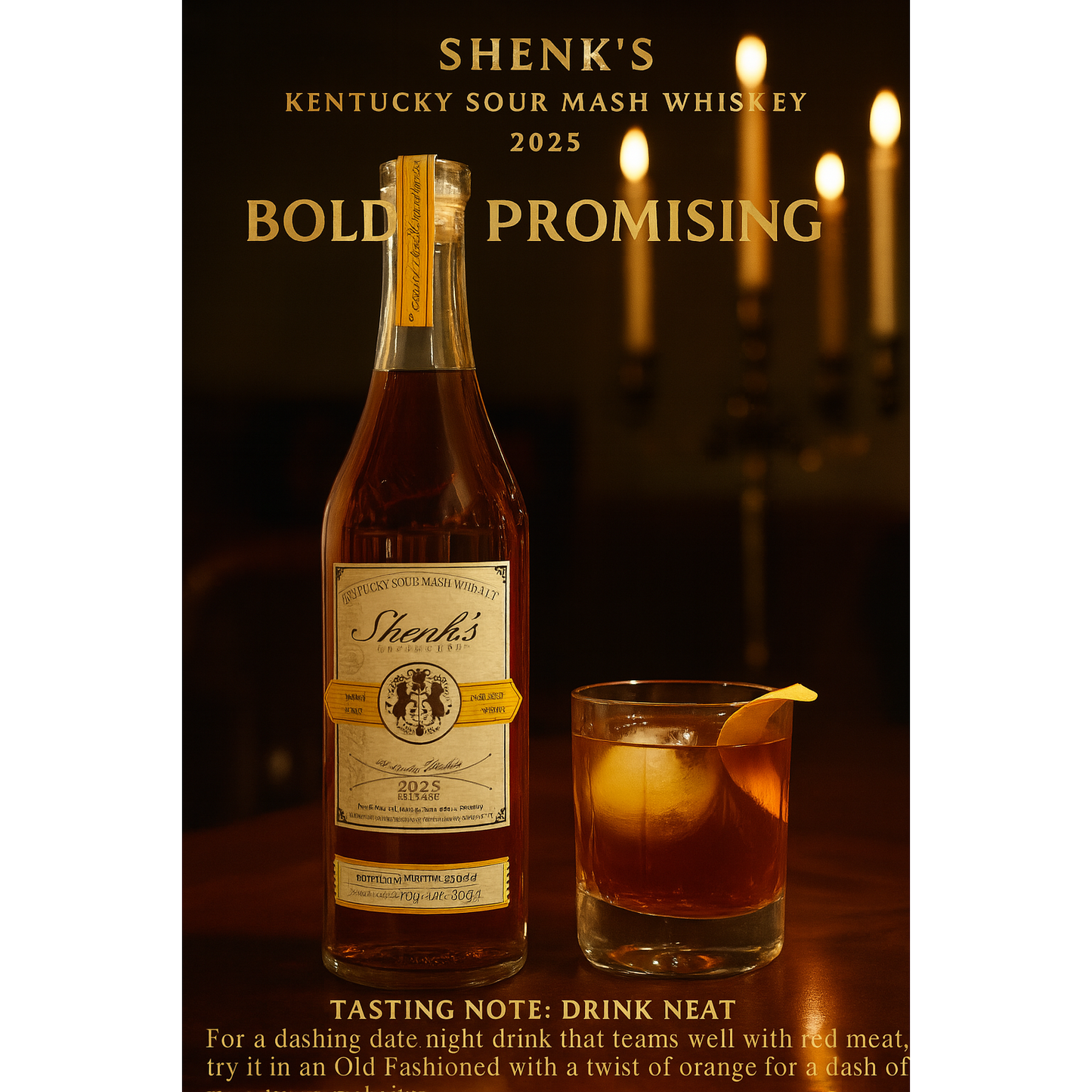SHENK’S KENTUCKY SOUR MASH WHISKEY 2025