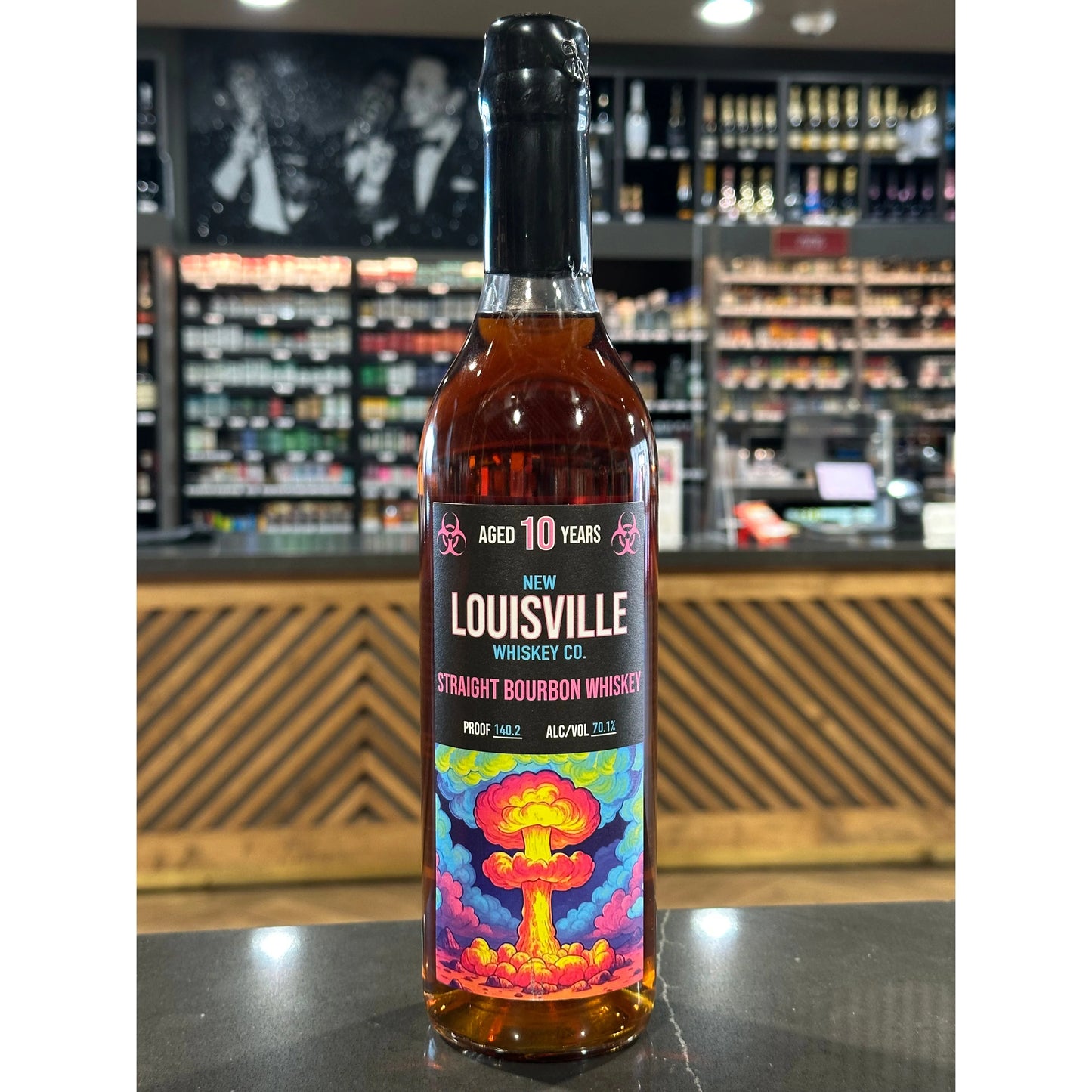 New Louisville Whiskey Co Straight Bourbon Whiskey Aged 10 Years Hazmat