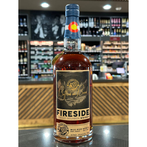 Fireside Straight Bourbon Whiskey Bottled in Bond Mile High Spirits