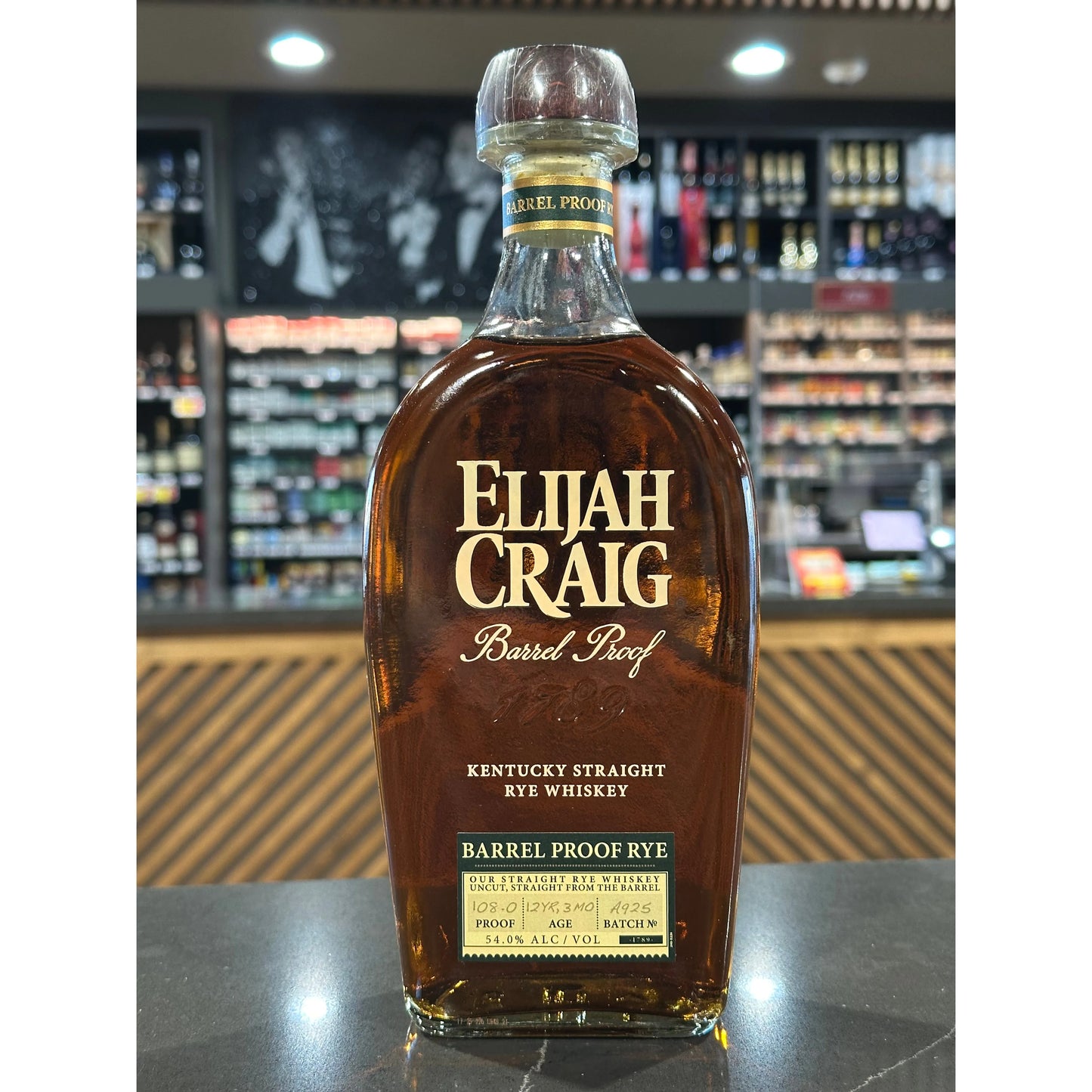 Elijah Craig Barrel Proof Rye Batch A925