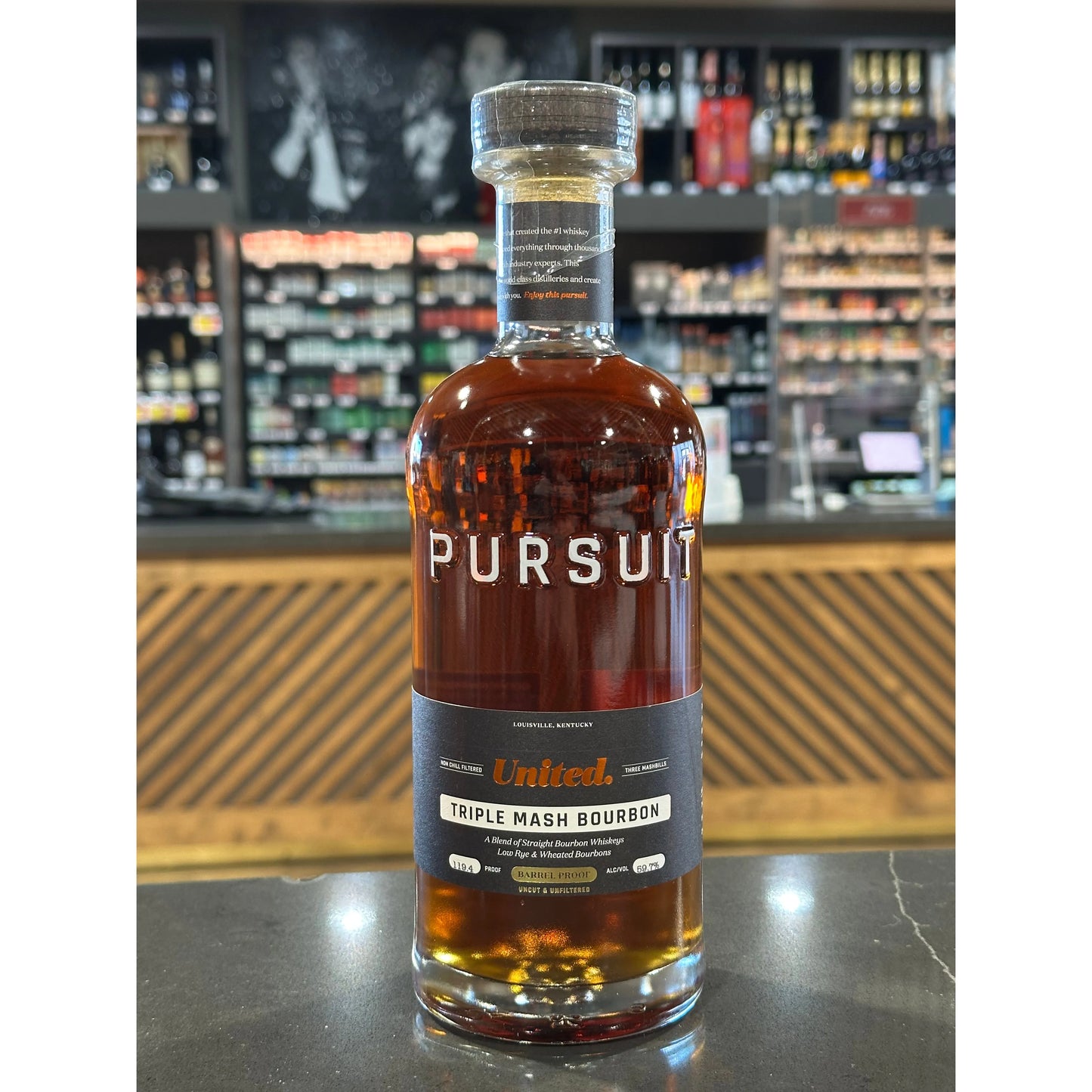 Pursuit United Barrel Proof Bourbon Triple Mash