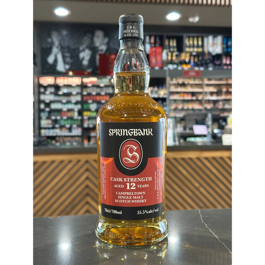 Springbank Cask Strength Aged 12 Years Campbeltown Single Malt Scotch Whisky