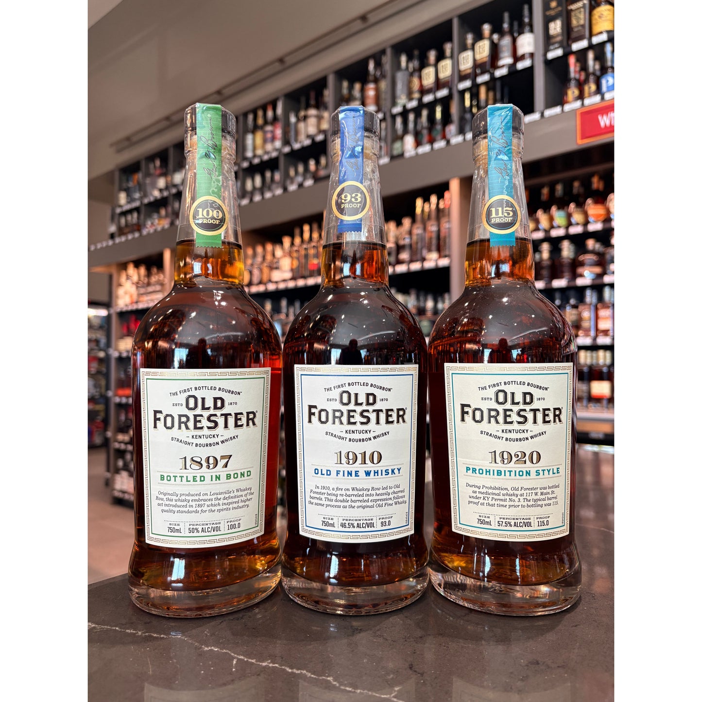 Old Forester Whiskey Row Price-Locked 3-Pack
