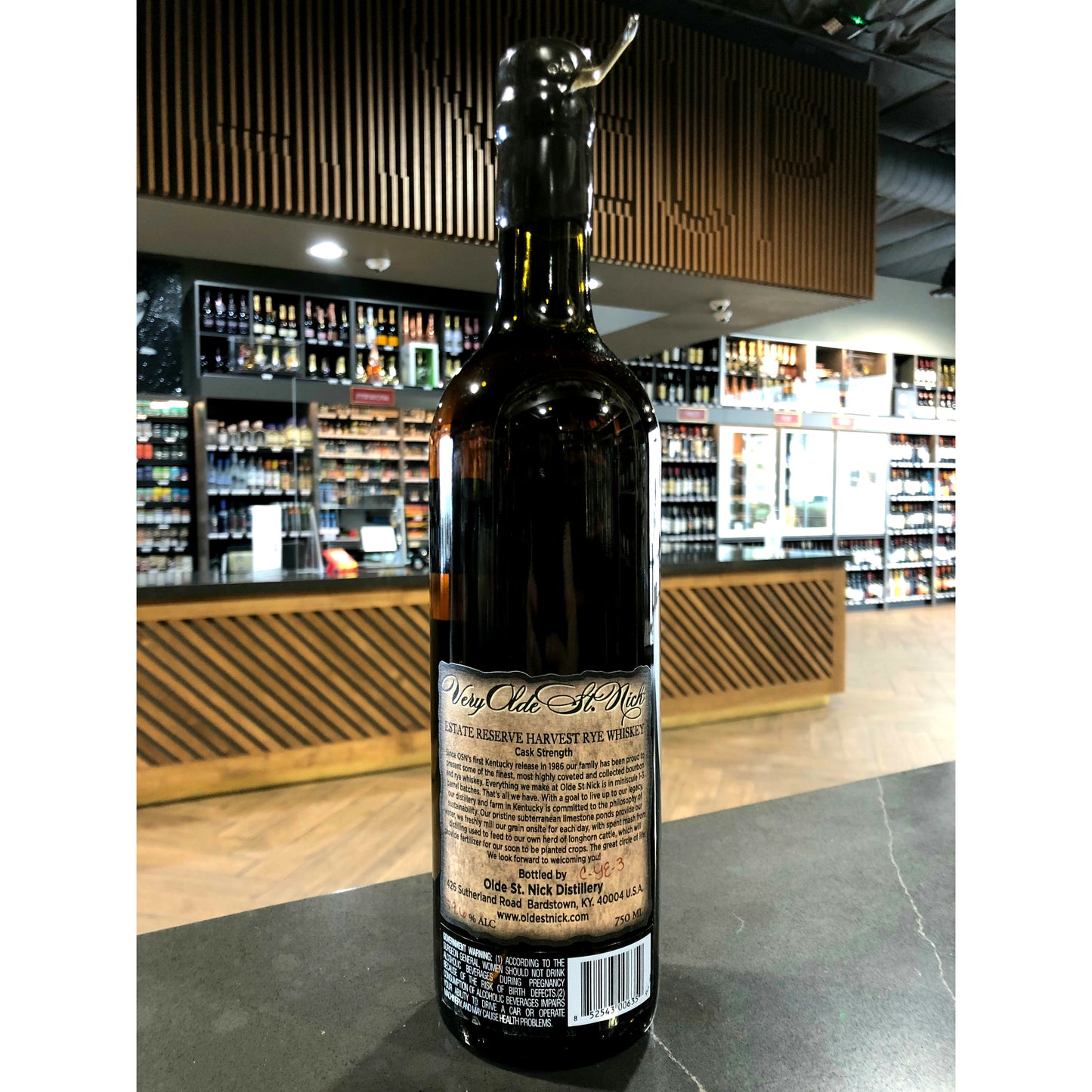 BF | Very Old Saint Nick | Harvest Cask Strength Rye Whiskey