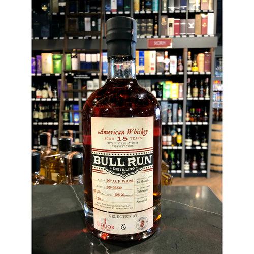 Bull Run | Aged 15 Year MGP Whiskey | Liquor Lineup/Whiskey Slickers Collaboration