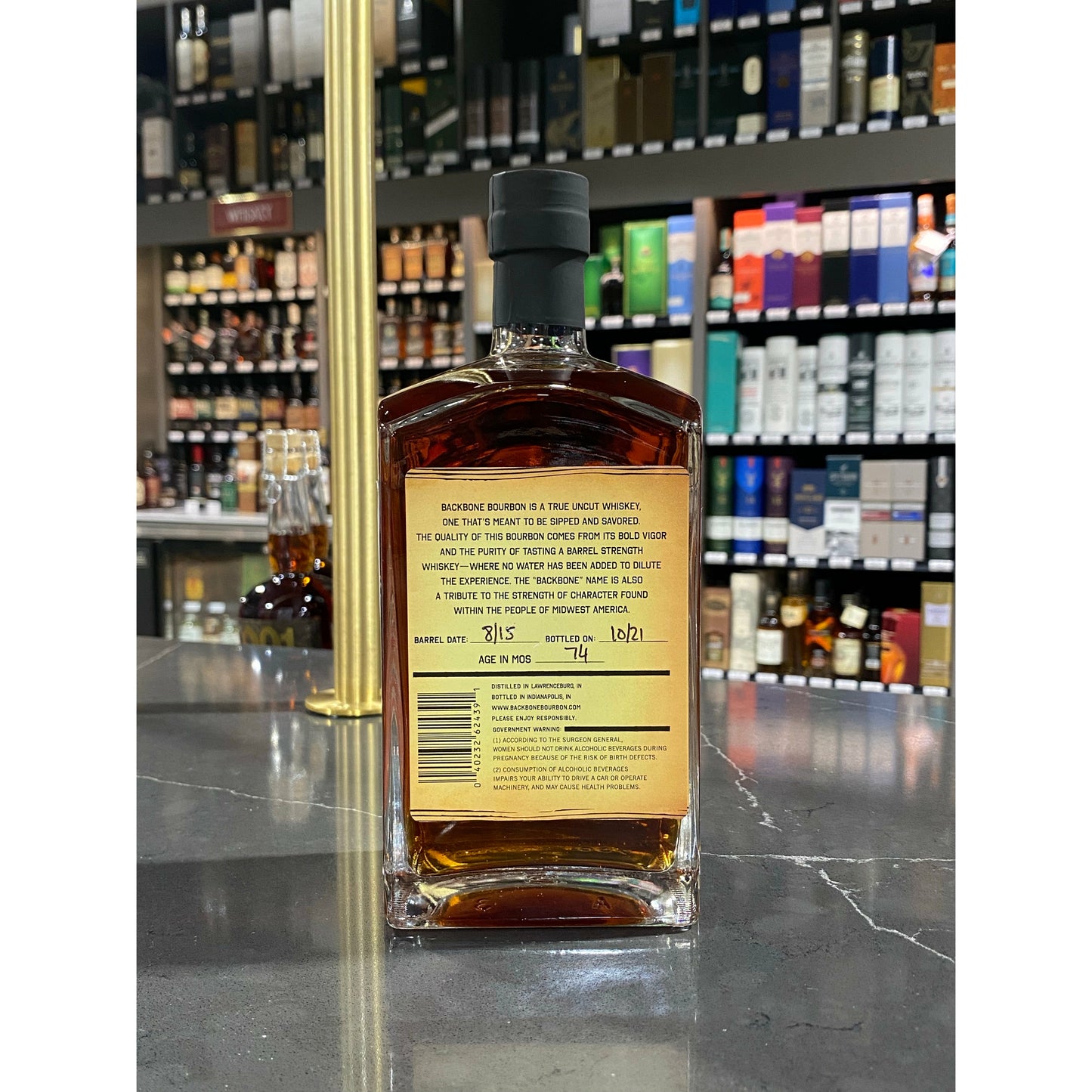 Backbone Uncut Bourbon | Single Barrel | Barrel Select Store Pick