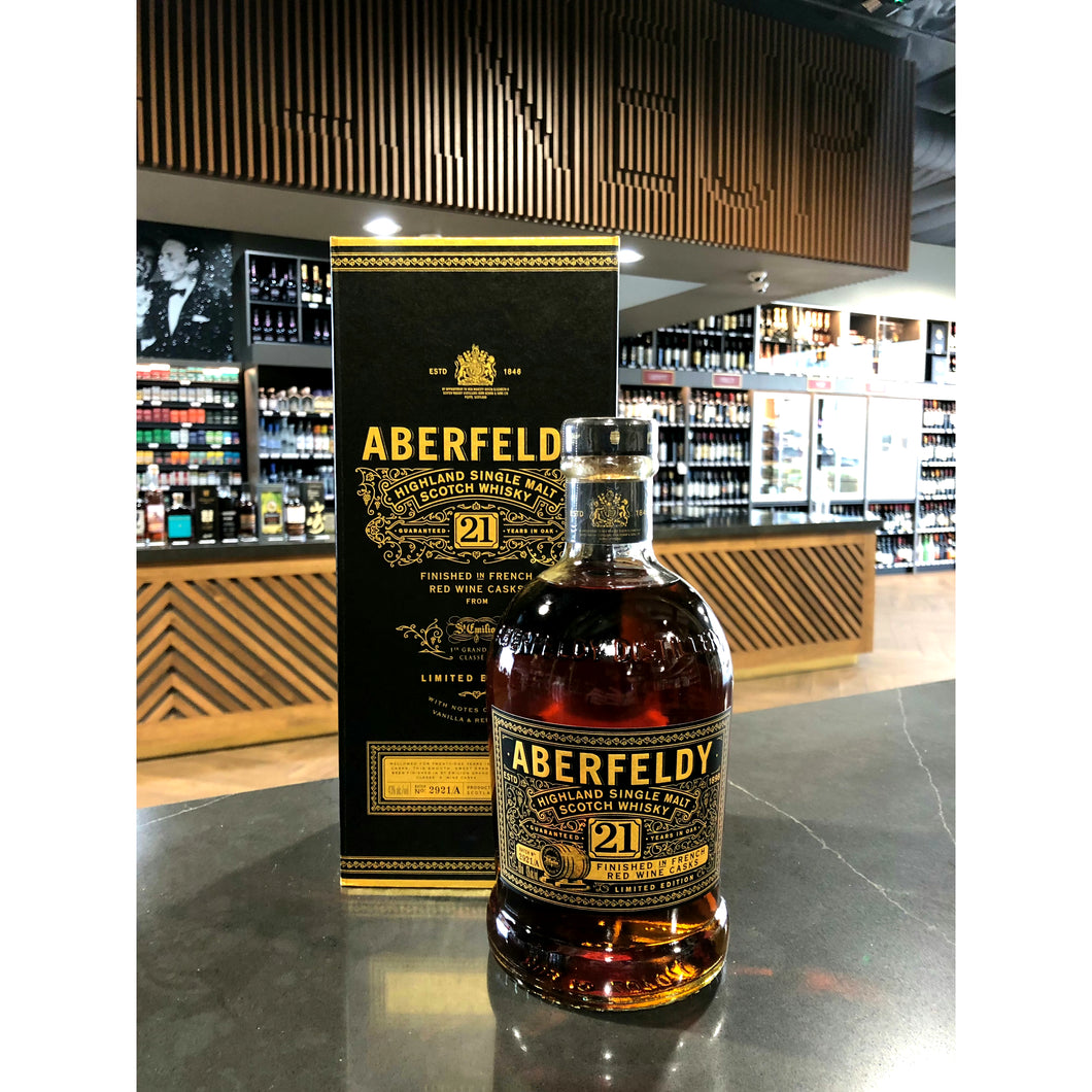 Aberfeldy | Aged 21 Years | Finished in French Wine Casks