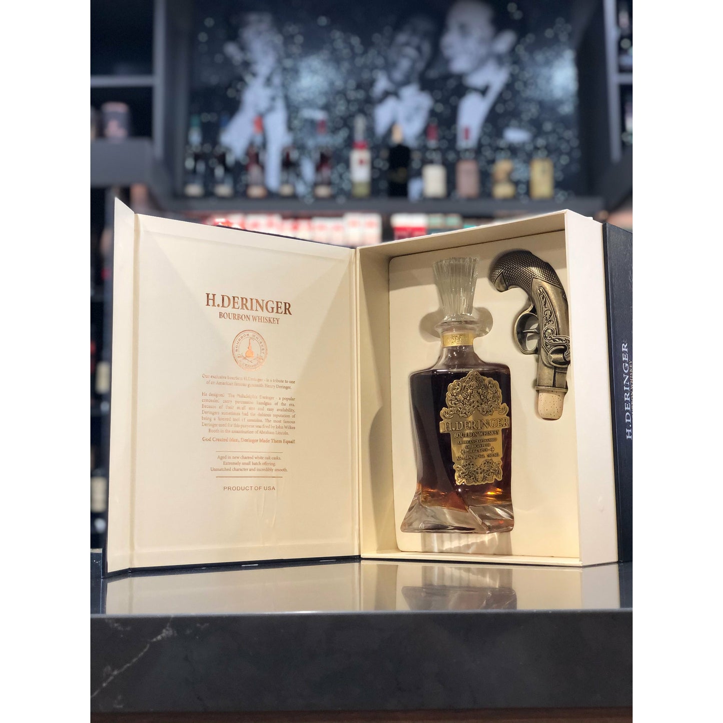 H.DERINGER BOURBON WHISKEY