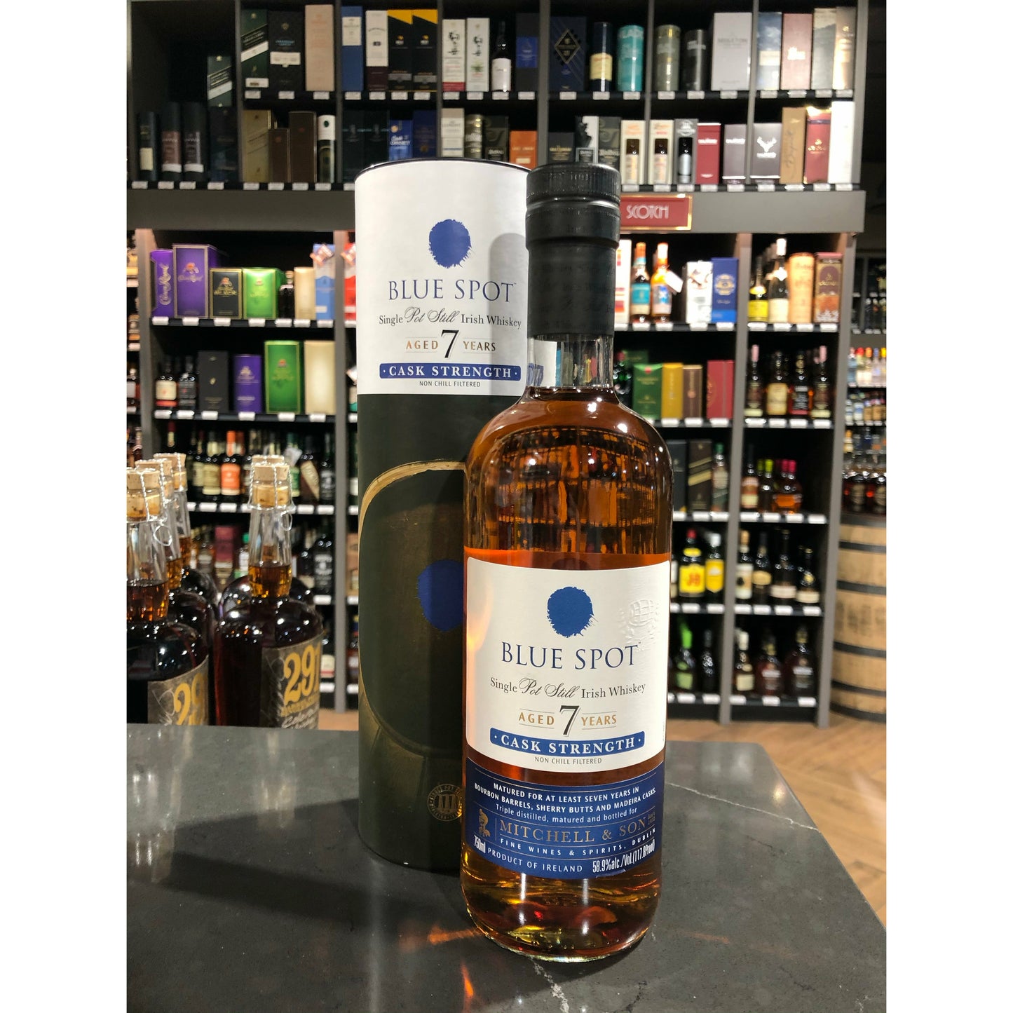 BF Blue Spot | Single Pot | Cask Strength Irish Whiskey | 7 Years Aged