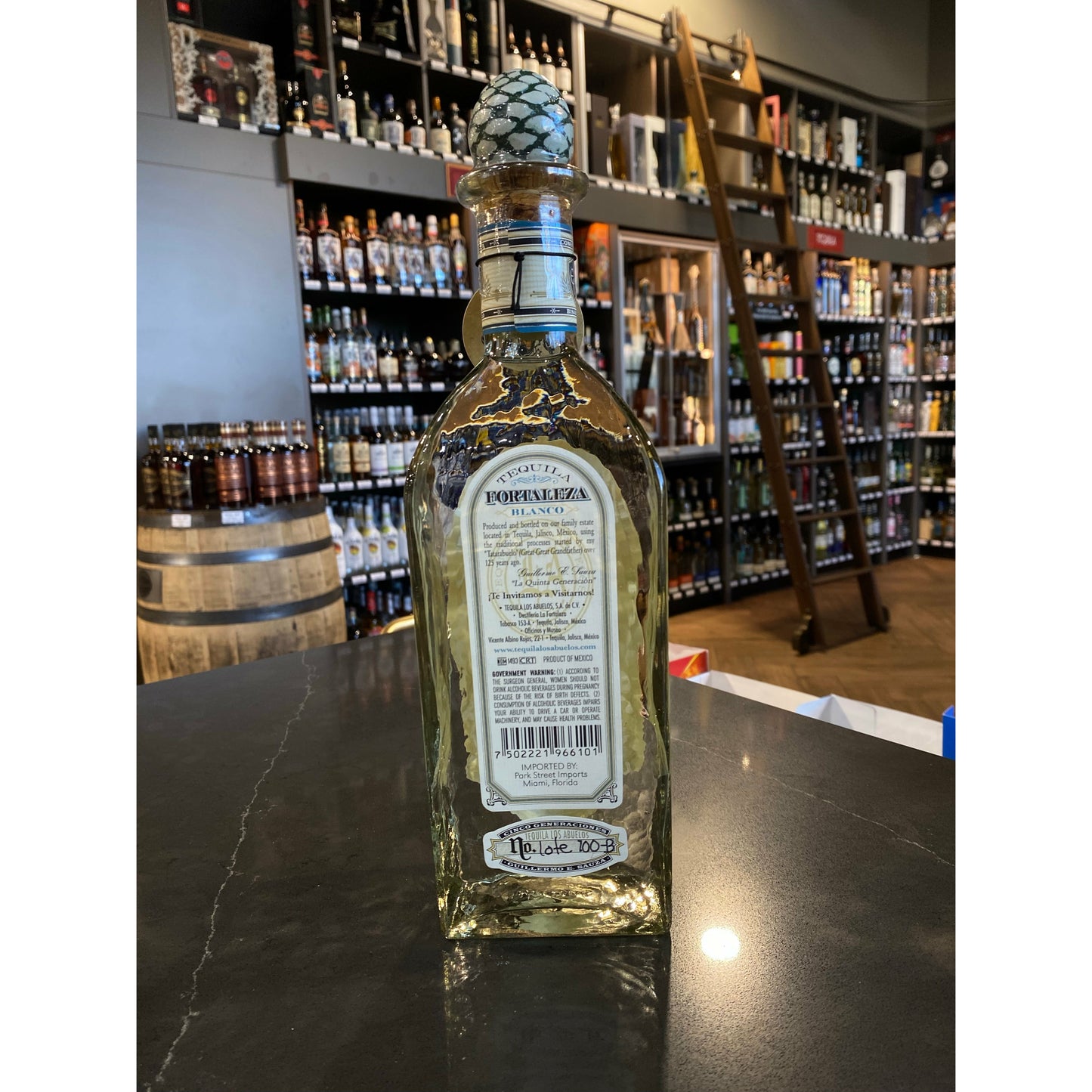Fortaleza Tequila Blanco | Lot No. 100